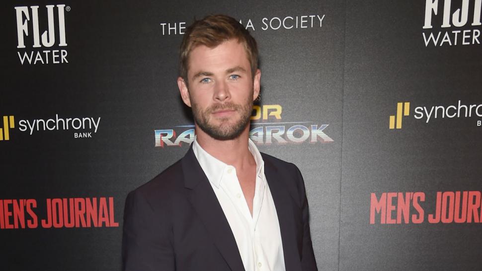 Chris Hemsworth attends The Cinema Society's Screening Of Marvel Studios' 'Thor: Ragnarok