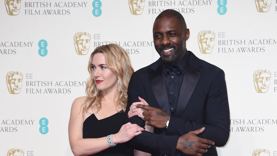 Kate Winslet and Idris Elba at the EE British Academy Film Awards