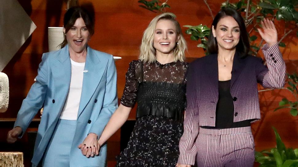 Kathryn Hahn, Kristen Bell, and Mila Kunis on The Ellen Show