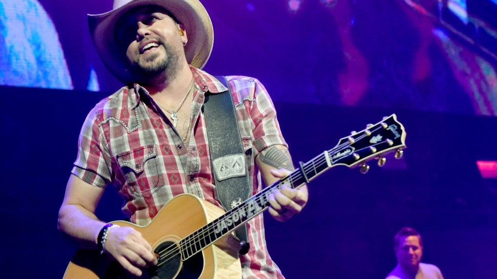 Jason Aldean at the Country Rising Fund concert