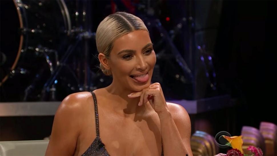 Kim Kardashian plays 'Spill Your Guts'