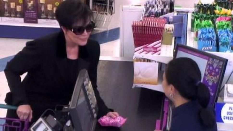 Kris Jenner at 99 Cent Store