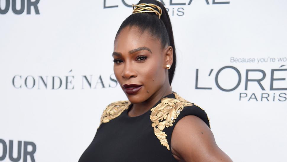 Serena Williams shows off new wedding ring