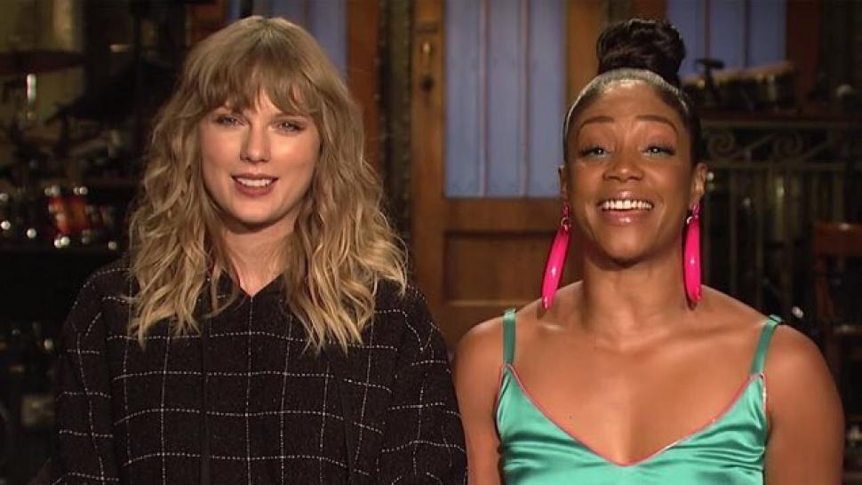 Taylor Swift And Tiffany Haddish Rock Out In Saturday Night