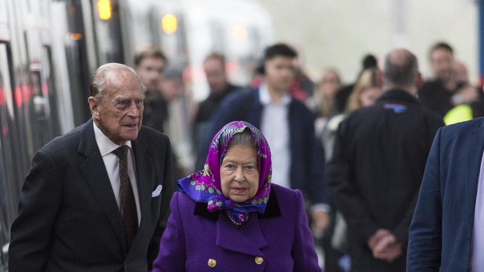 Queen Elizabeth II and Prince Philip travel for the holidays