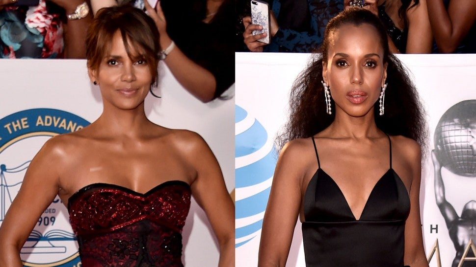 Halle Berry and Kerry Washington at NAACP Image Awards 2018