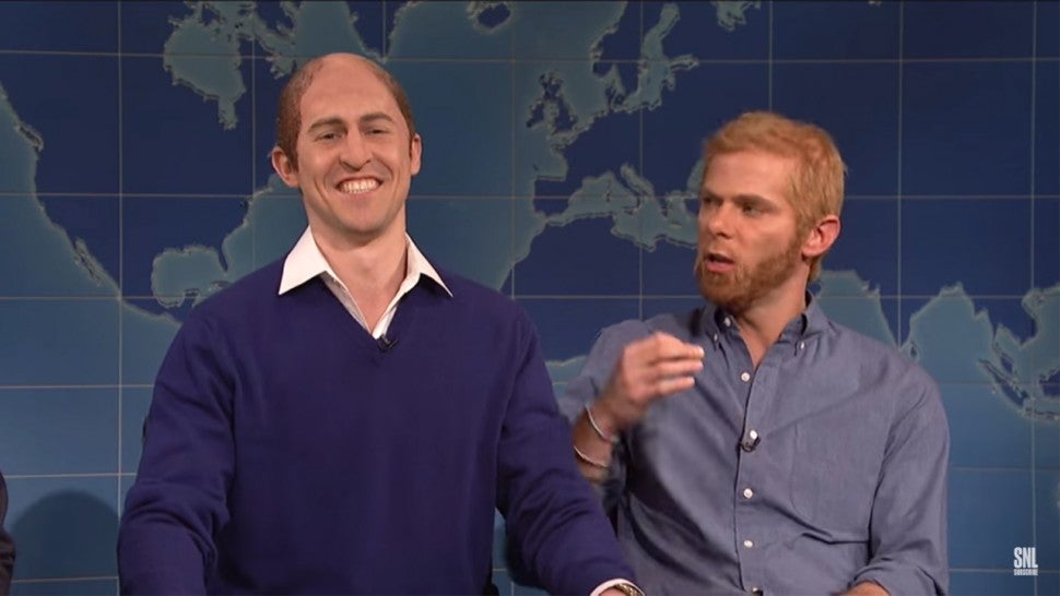 Prince William and Harry on 'SNL'
