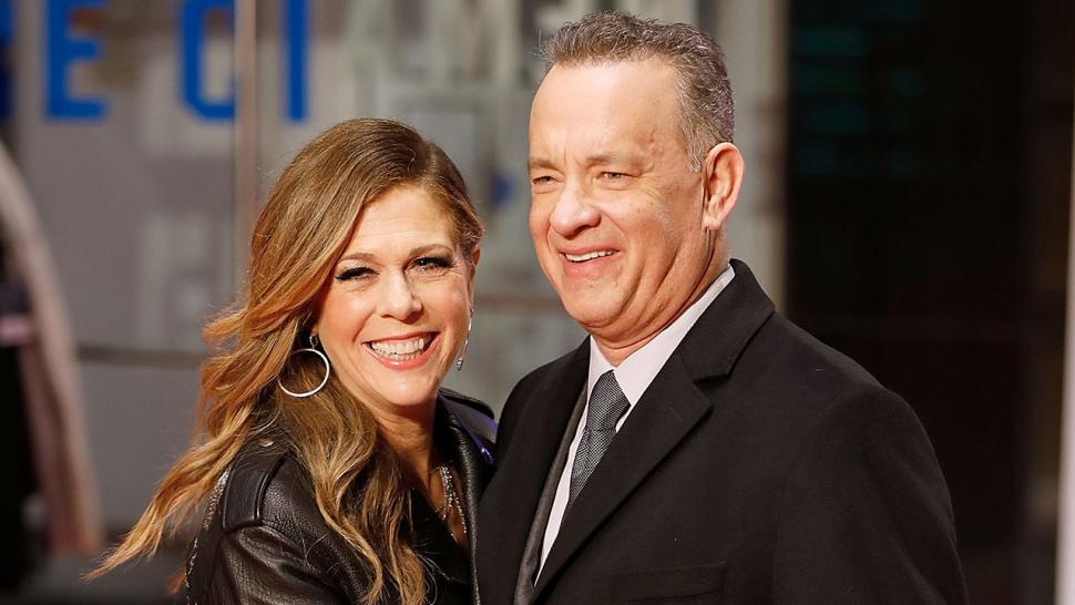 Rita Wilson and Tom Hanks at 'the post' premiere in London