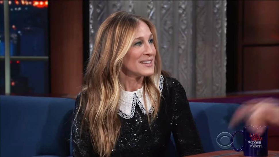 Sarah Jessica Parker Jokes Stephen Colbert Could Play Samantha In