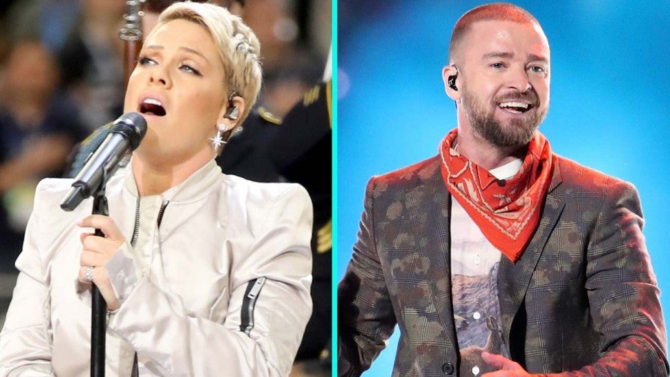 Pink and Justin Timberlake Rule Super Bowl 2018 