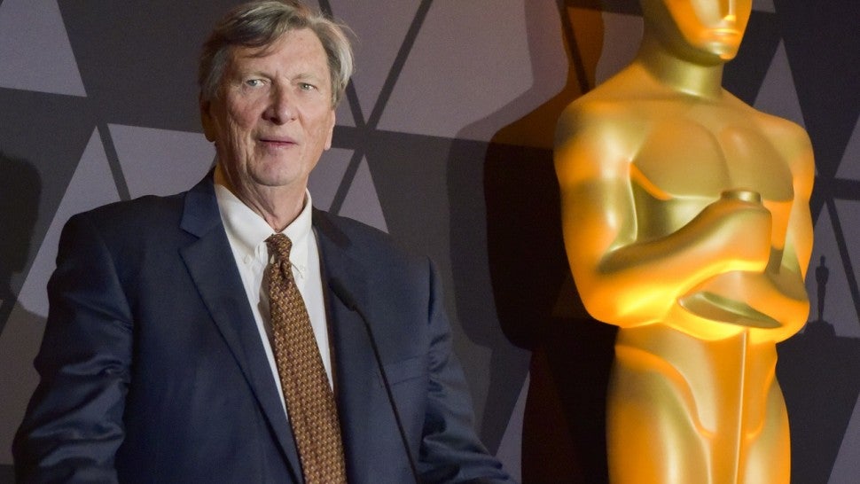Academy President John Bailey speaks onstage portrait at The Oscars Foreign Language Film Award Directors Reception at the Academy of Motion Picture Arts and Sciences on March 2, 2018 in Beverly Hills, California