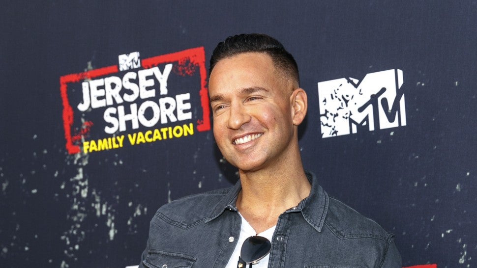 Mike Sorrentino arrives at the 'Jersey Shore Family Vacation' Premiere Party 