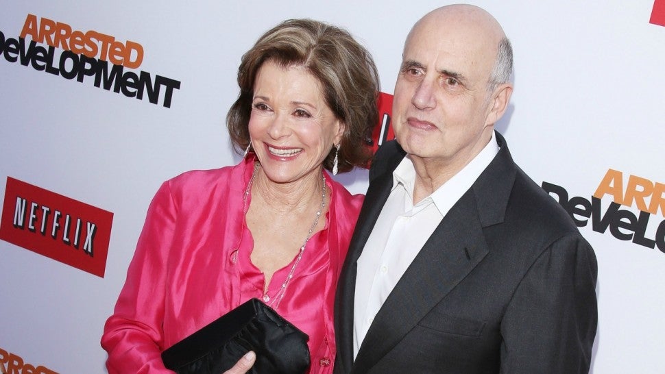 Jessica Walter and Jeffrey Tambor arrive at Netflix's Los Angeles premiere of 'Arrested Development' season 4 held at TCL Chinese Theatre on April 29, 2013 in Hollywood, California.