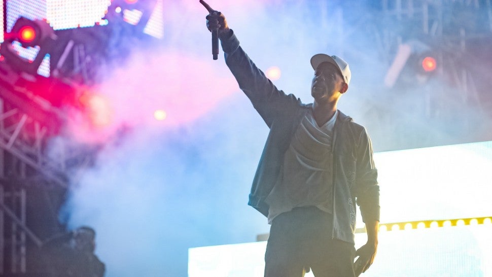 Will Smith performs on stage during Ultra Music Festival 2018 at Bayfront Park on March 24, 2018 in Miami, Florida.