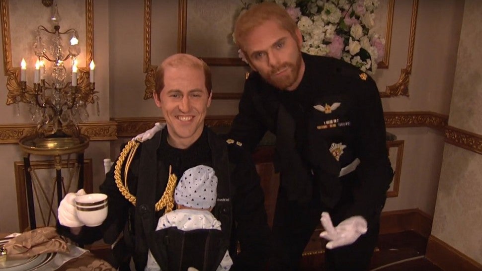 Alex Moffat and Mikey Day as Prince William and Prince Harry on 'Saturday Night Live'