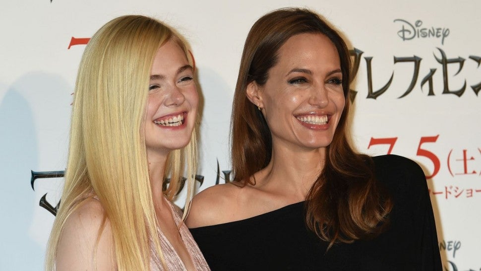 Angelina Jolie and Elle Fanning