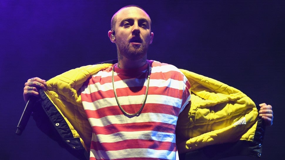 Mac Miller performs on Camp Stage during day 1 of Camp Flog Gnaw Carnival 2017 at Exposition Park on October 28, 2017 in Los Angeles, California. 