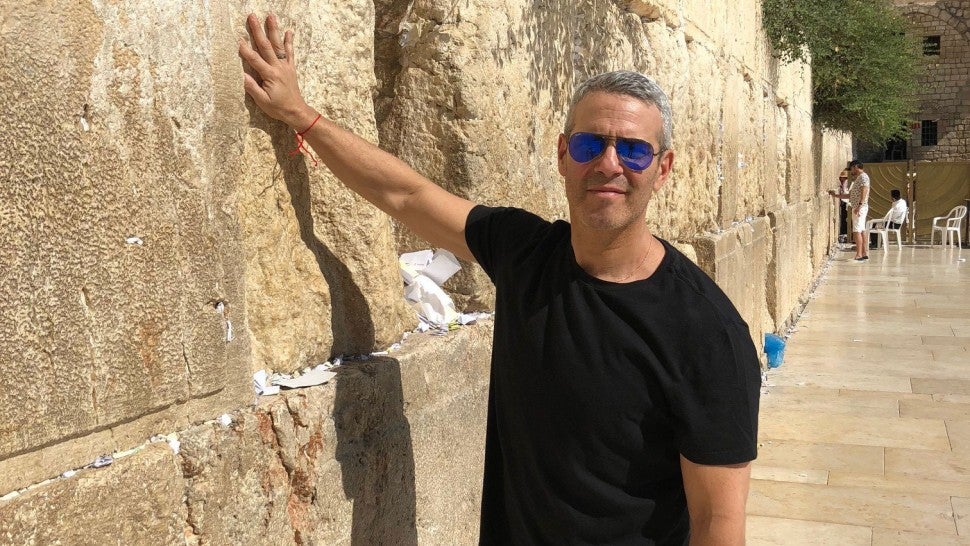 Andy Cohen at Western Wall