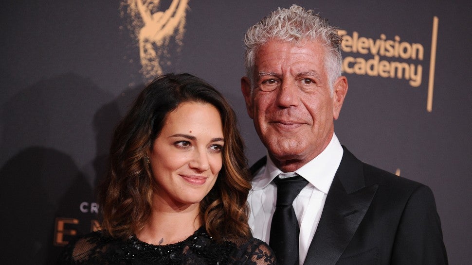 Asia Argento and Anthony Bourdain