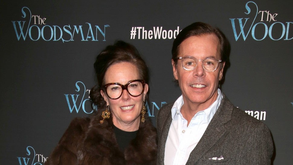 Kate and Andy Spade attend the Off-Broadway Opening Night Performance of 'The Woodsman' at The New World Stages on February 8, 2016 in New York City.