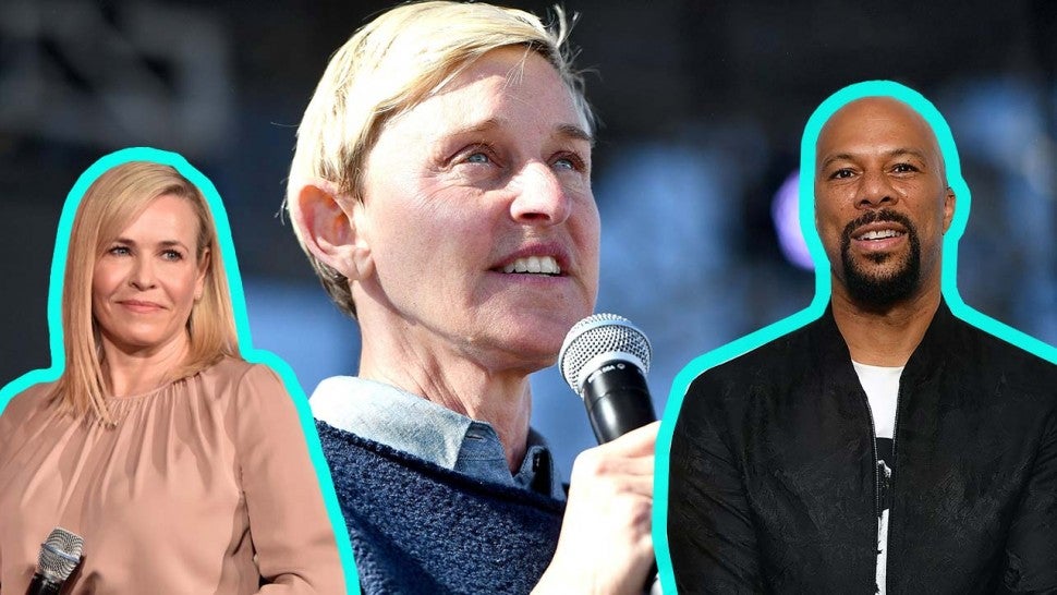 Ellen DeGeneres, Chelsea Handler and Common