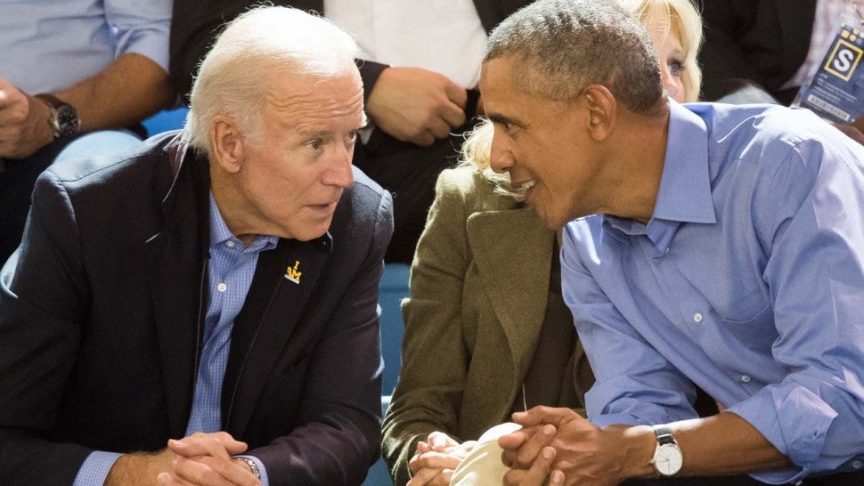 Former Vice President Joe Biden and Former President Barack Obama