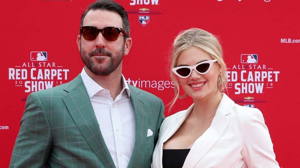 Justin Verlander and Kate Upton at the 89th MLB All-Star Game in Washington, D.C.