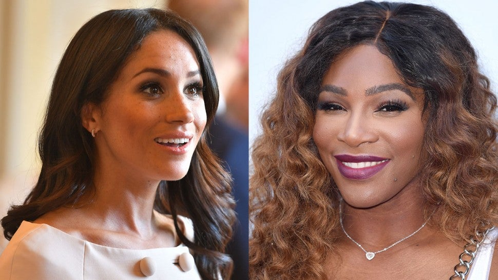 Meghan Markle and Serena Williams