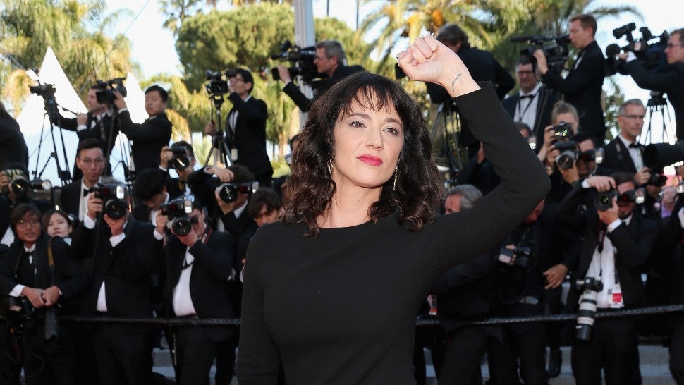  Asia Argento attends the Closing Ceremony & screening of 'The Man Who Killed Don Quixote' during the 71st annual Cannes Film Festival at Palais des Festivals on May 19, 2018 in Cannes, France.