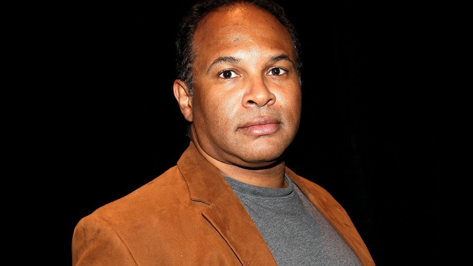 Geoffrey Owens attends the press launch for FringeNYC 2012 at the New School for Drama on August 7, 2012 in New York City.