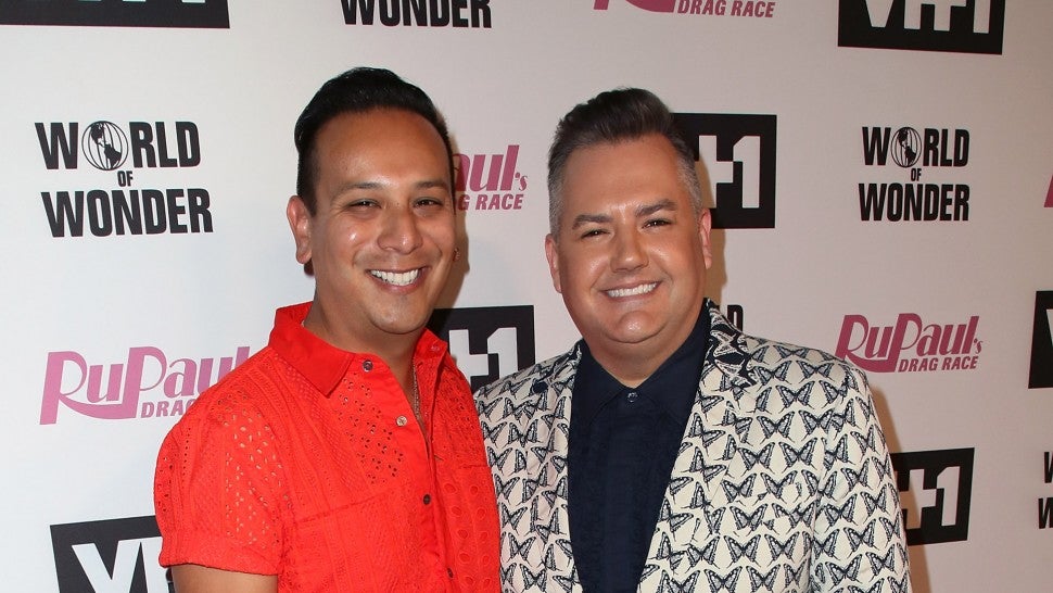 Ross Mathews and Salvador Camarena attend VH1's 'RuPaul's Drag Race' Season 10 Finale at The Theatre at Ace Hotel on June 8, 2018 in Los Angeles, California.