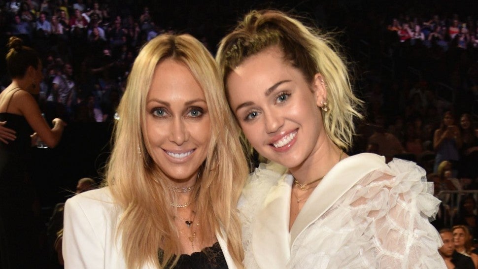 Miley and Tish Cyrus