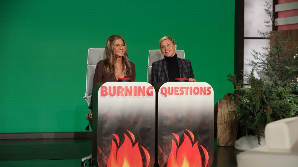 Jennifer Aniston and Ellen DeGeneres