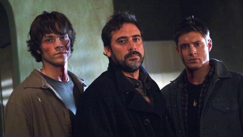 Jeffrey Dean Morgan, Jared Padalecki and Jensen Ackles in 'Supernatural'