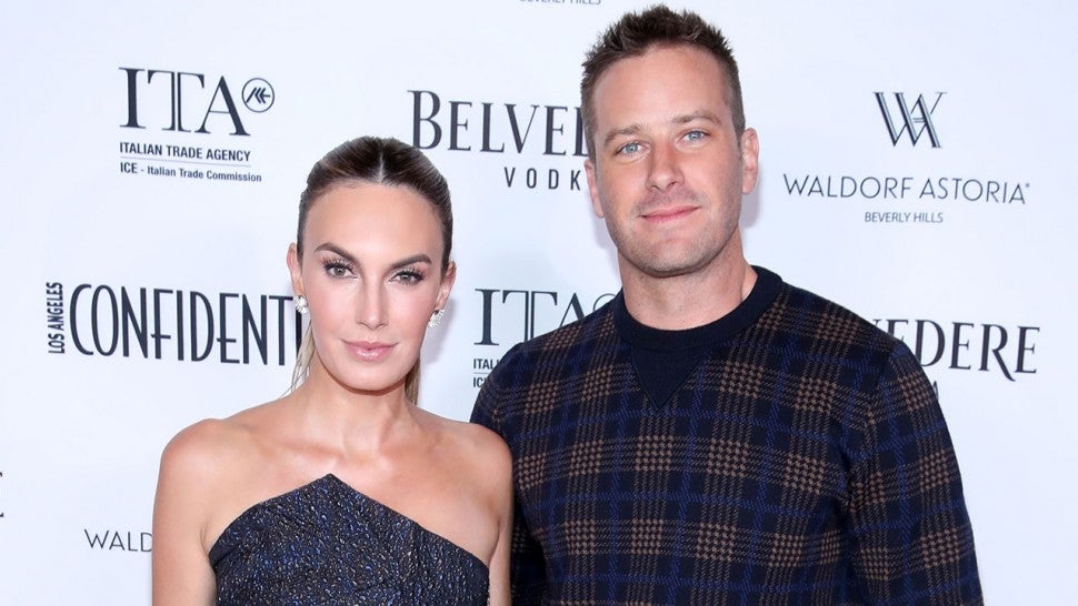Elizabeth Chambers and Armie Hammer at la confidential event
