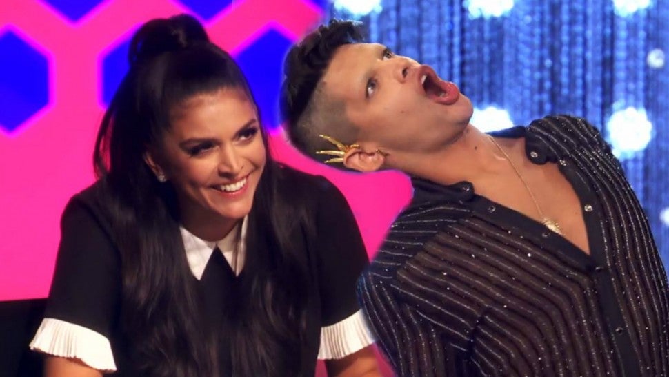 Cecily Strong laughs at Valentina on 'RuPaul's Drag Race: All Stars 4.'