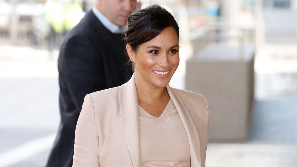 Meghan Markle at national theatre in london