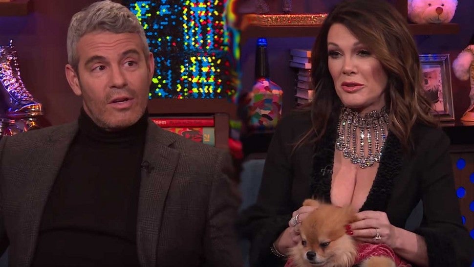Andy Cohen and Lisa Vanderpump on 'Watch What Happens Live'