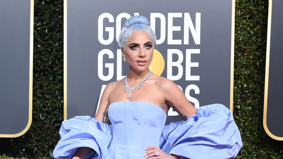 Best Actress in a Motion Picture Drama for 'A Star is Born' nominee Lady Gaga arrives for the 76th annual Golden Globe Awards on January 6, 2019, at the Beverly Hilton hotel in Beverly Hills, California.
