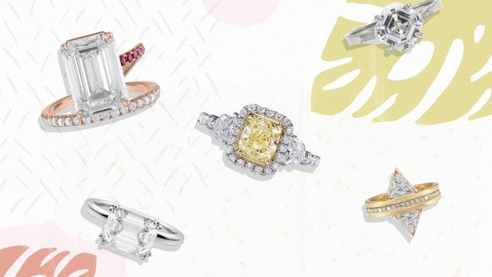 The Biggest Engagement Ring Trends Of 2019 According To Jewelry Designers Exclusive Entertainment Tonight