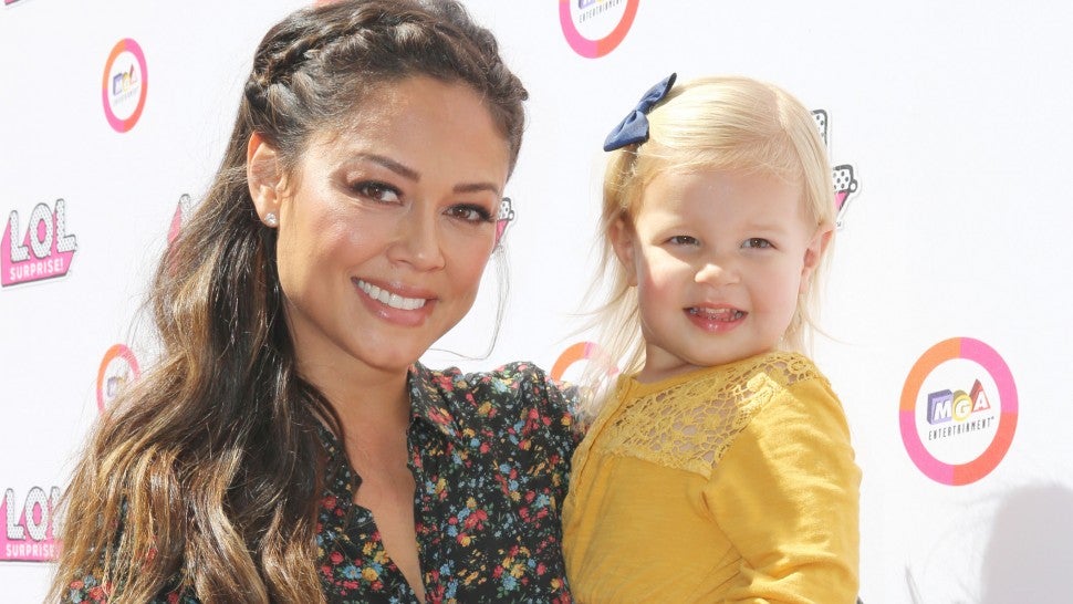 Vanessa Lachey and daughter Brooklyn Elisabeth Lachey attend the launch of L.O.L. Surprise! Big Surprise and world's first unboxing video booth on September 29, 2017 in Los Angeles, California.