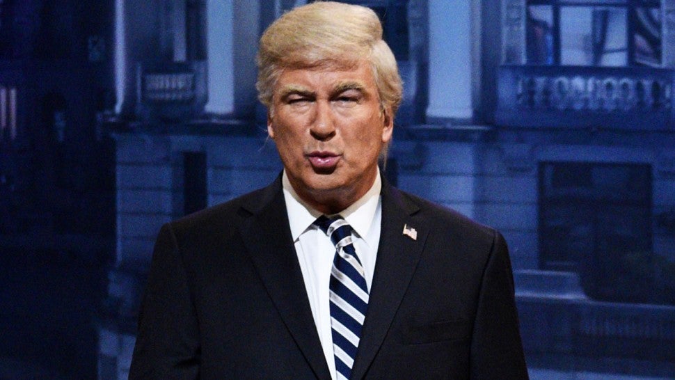 Snl Alec Baldwins Donald Trump Delivers Nonsensical State Of