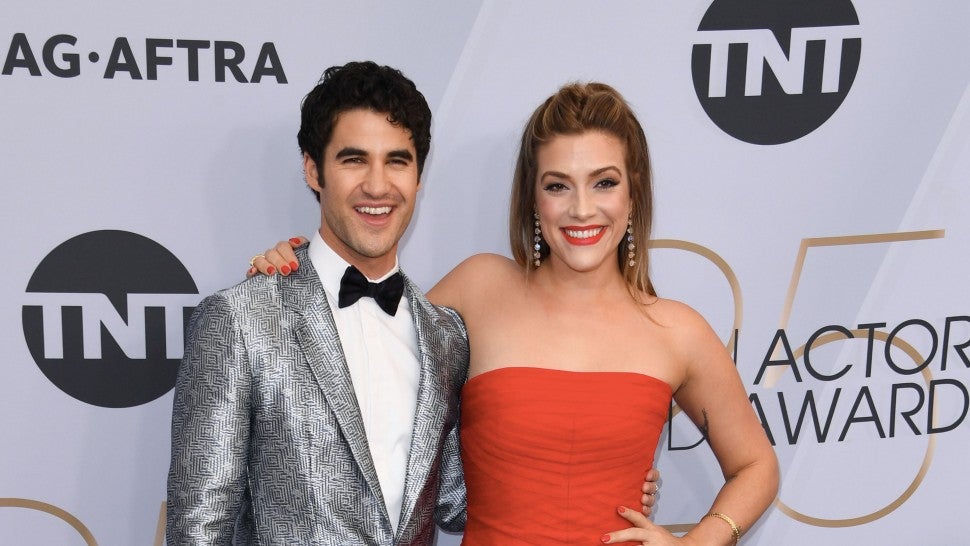 Darren Criss and Mia Swier at 25th Annual Screen Actors Guild Awards 