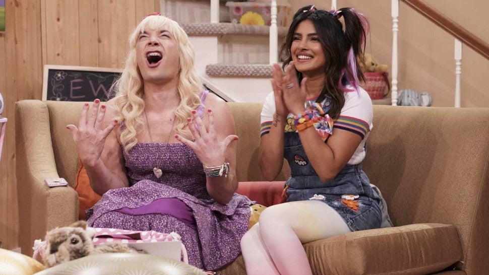 Jimmy Fallon and Priyanka Chopra in 'Ew' Sketch on 'Tonight Show'