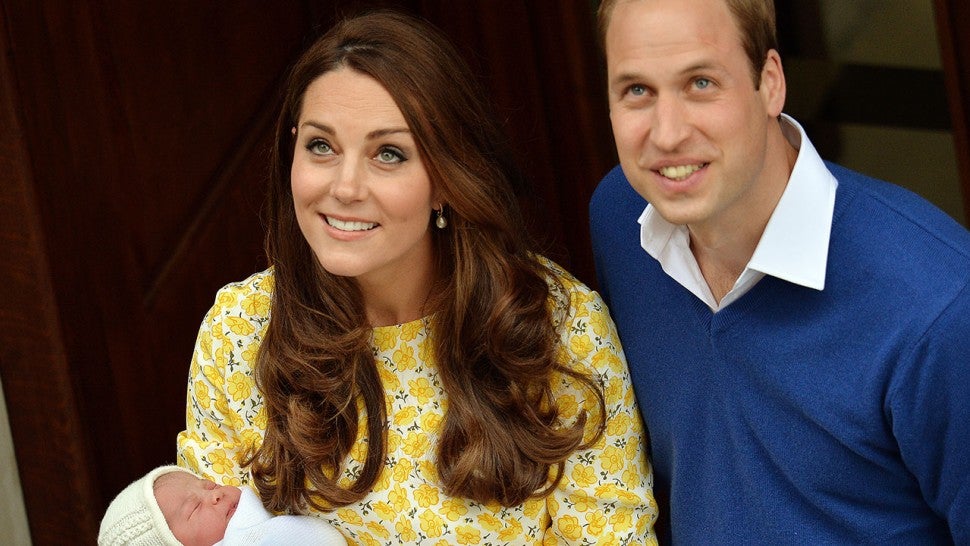 Kate Middleton and Prince William with baby charlotte
