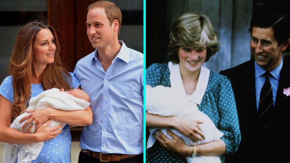 Prince William and Kate Middleton and Princess Diana and Prince Charles