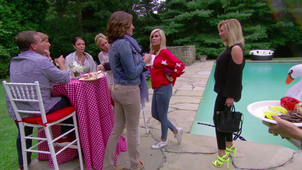Luann de Lesseps and Ramona Singer face off on 'The Real Housewives of New York City.'