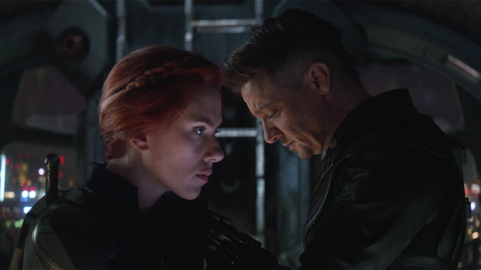 Scarlett Johannson and Jeremy Renner in Avengers: Endgame