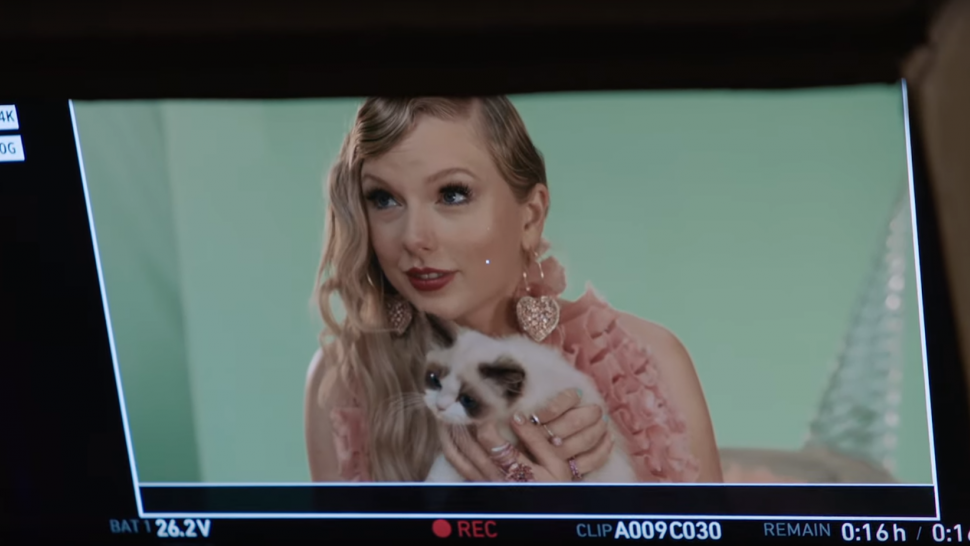 Taylor Swift Shares The Moment She Met Her New Cat On Me
