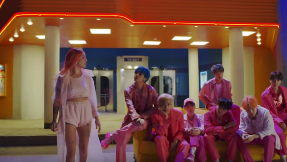 Halsey and BTS